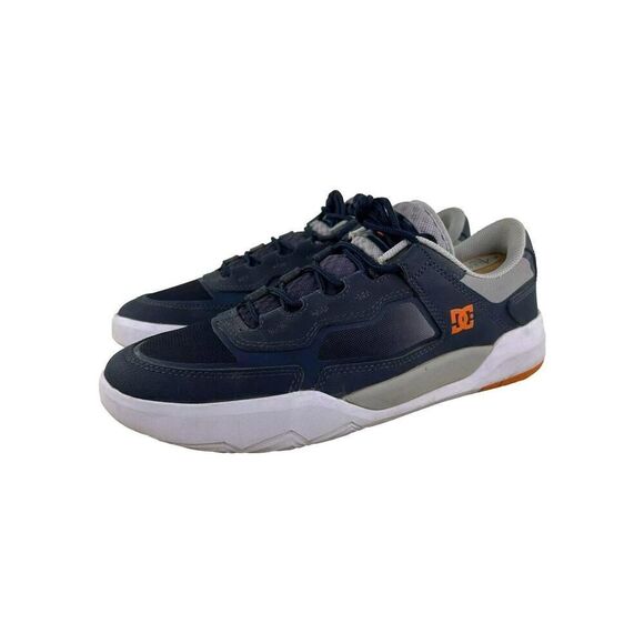 DC Shoes Men's DC-Metric Sneakers US 10 Low-Top Athletic Shoes Navy/Orange - Picture 1 of 11